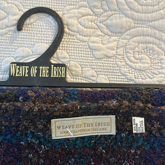 Multi-colored plaid boucle scarf - Picture 3 of 4